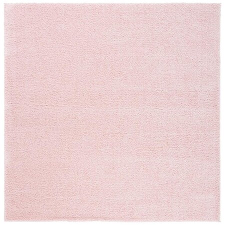 Safavieh 6 ft. 7 in. x 6 ft. 7 in. Decora Shaggy 100 Contemporary Square Power Loomed Rug - Pink DES101-2139-7SQ